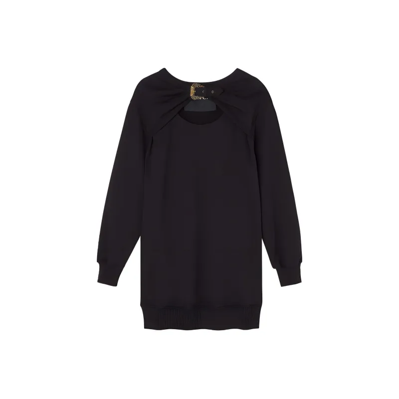 VERSACE JEANS COUTURE Buckled Long Sleeved Dress-0