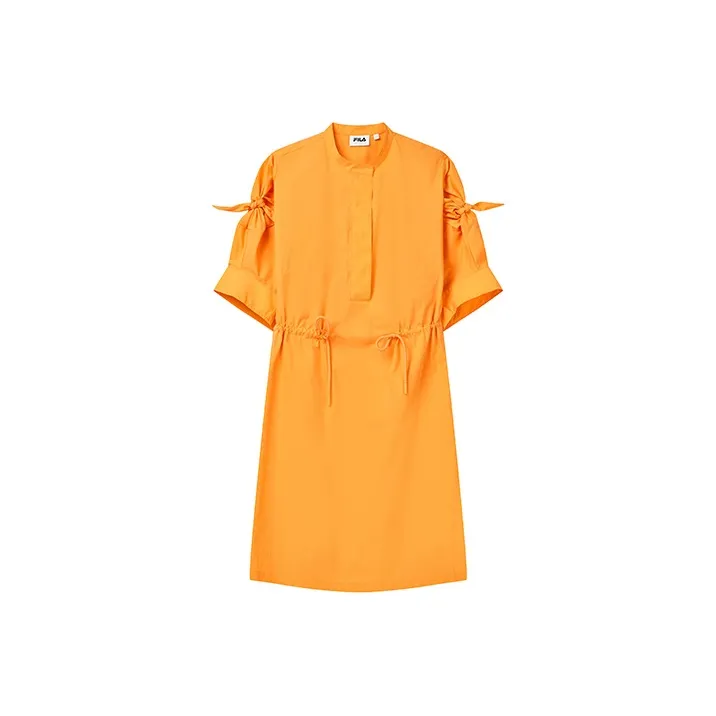 FILA Short Sleeved Dresses Women's Orange-0