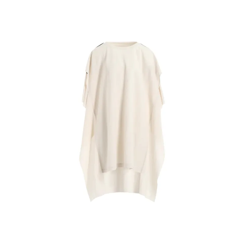 Yohji Yamamoto LIMI Feu FW24 Short Sleeved Dress Women's Light Umber-0