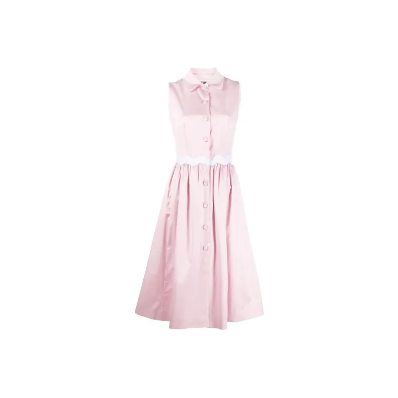 MOSCHINO Sleeveless Dresses Women's Rose Pink-0