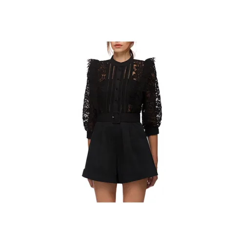 Self portrait Jumpsuits Women's Classic Black