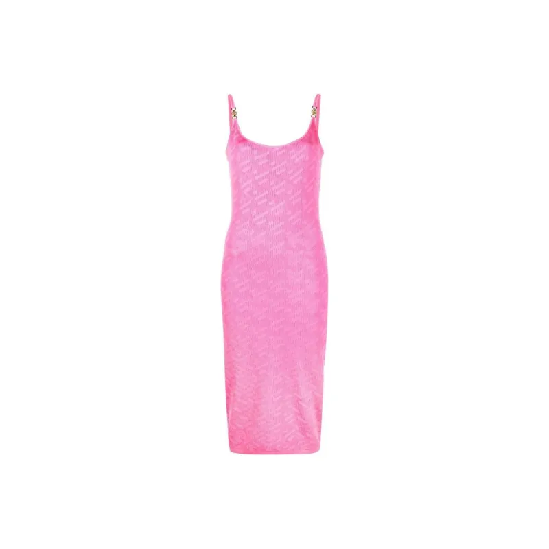 VERSACE Sleeveless Dresses Women's Pink-0