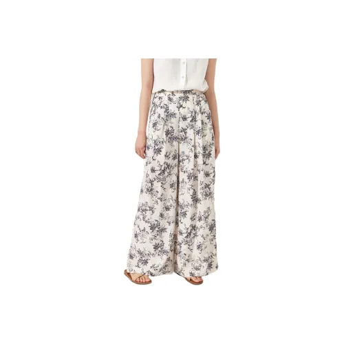 ZIMO Casual Pants Women's Rice Grain Flower