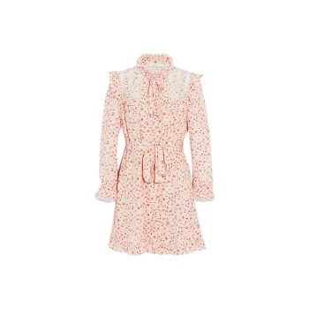 COACH Long Sleeved Dresses Women's Pink