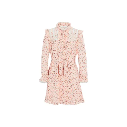 COACH Long Sleeved Dresses Women's Pink