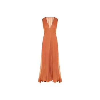 Valentino Sleeveless Dresses Women's Orange