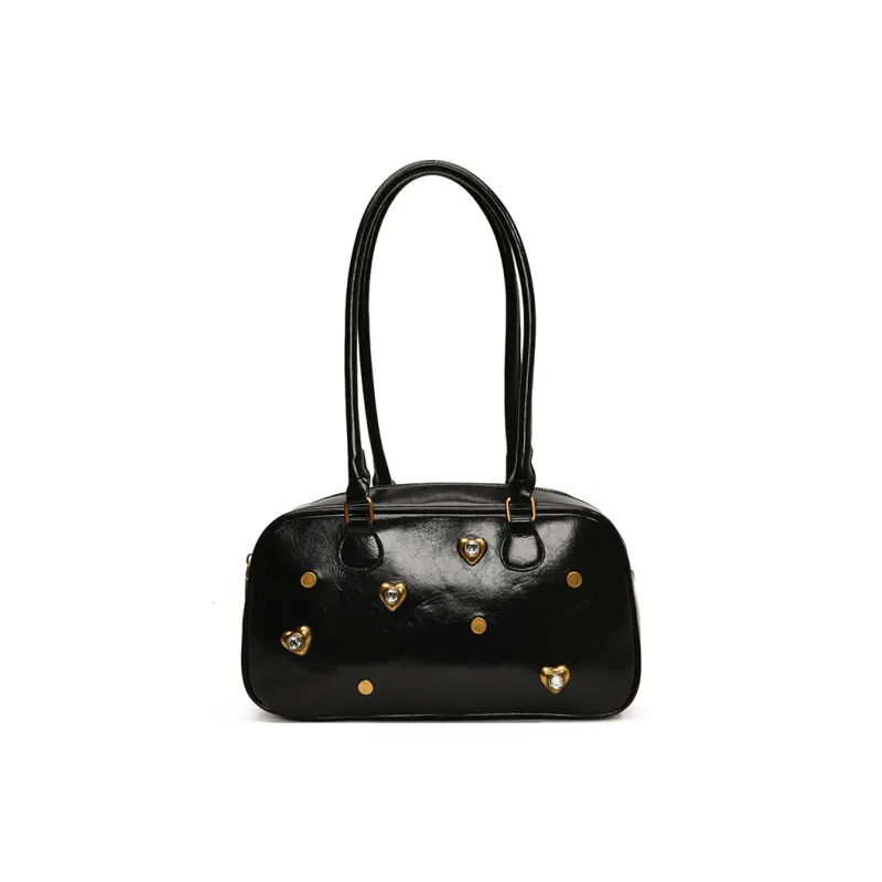 TOUTSEUL YOLO PU Shoulder Bag Regular Women's White/Silver/Black/Red/Light Brown/Coffee-12