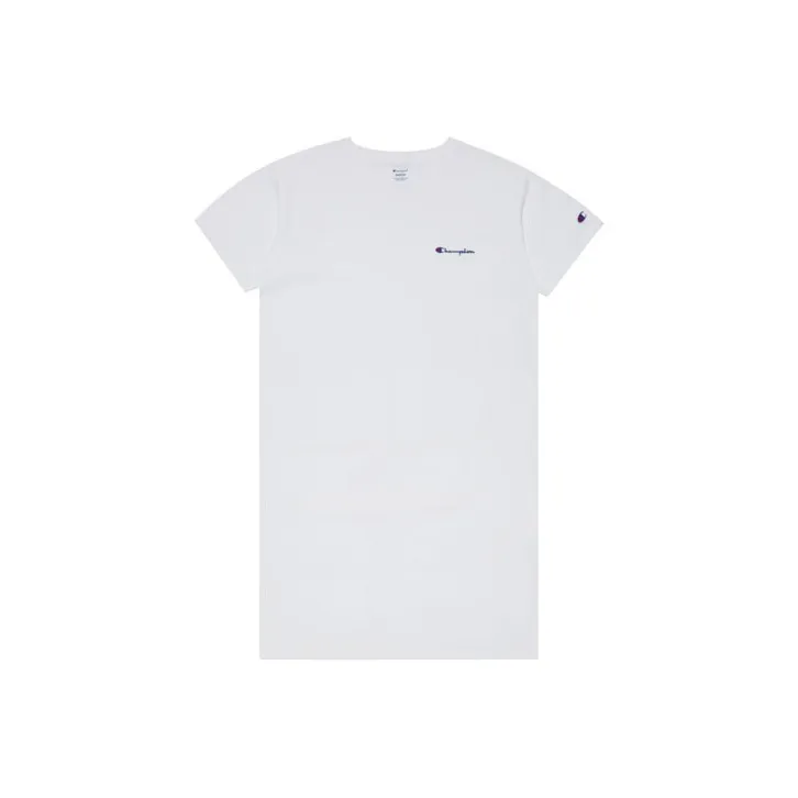 Champion Crew Neck Loose Fit Short Sleeved Dress Japan Version Women's-0