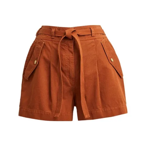 COACH Casual Shorts Women's Orange Red