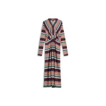 MISSONI Long Sleeved Dress Women's Multicolor