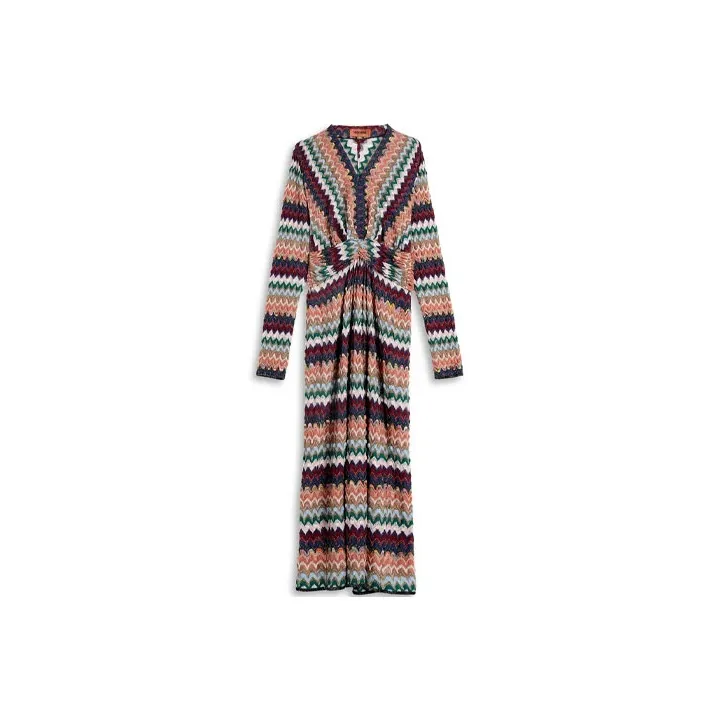 MISSONI Long Sleeved Dress Women's Multicolor-0