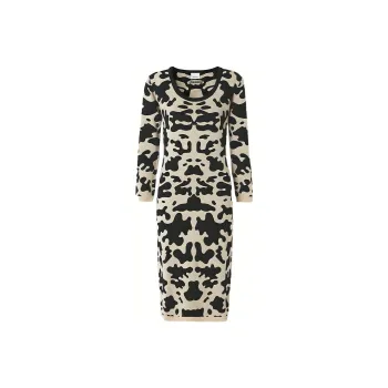 Burberry Long Sleeved Dresses Women's Black