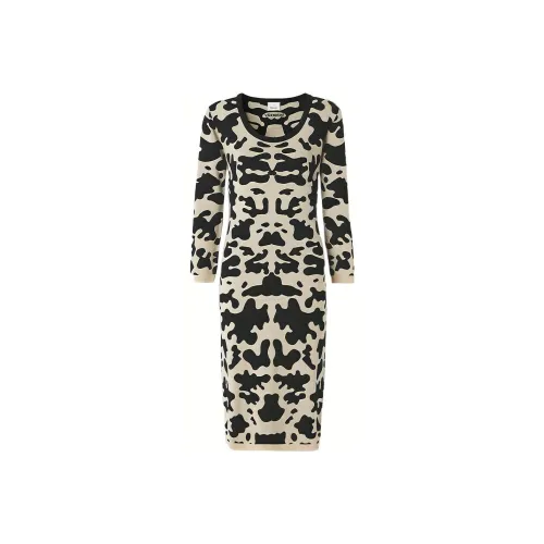 Burberry Long Sleeved Dresses Women's Black