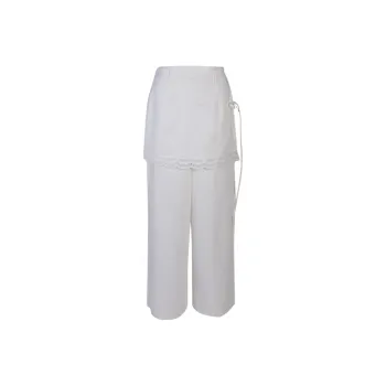 J.DE LUMIERE Casual Pants Women's White