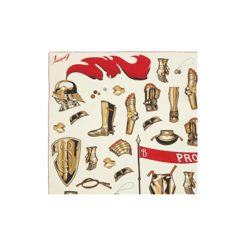 Burberry Silk Scarves Women's Beige-2