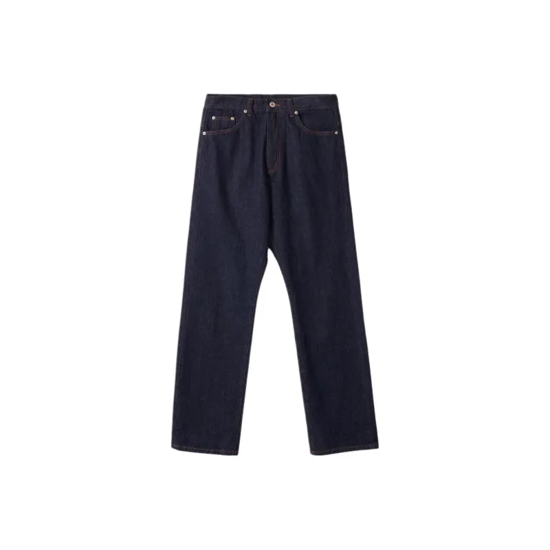 NOTHING WRITTEN Boyfriend Cotton Denim Jeans Women's Selvage/Edge Color-0