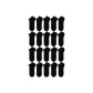 20 Pack Black