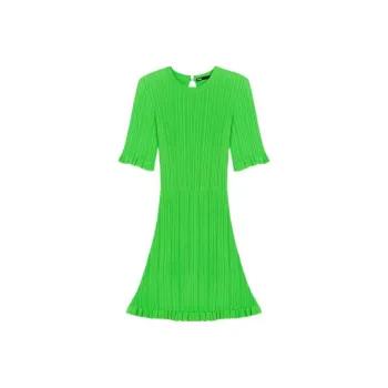 Maje Short-Sleeved Dresses Women's Green