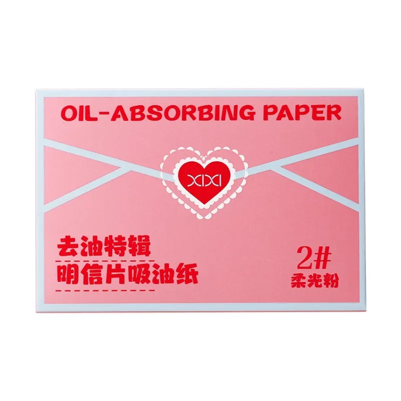 XIXI Oil Removing Special Edition Postcard Oil Absorbent Paper Say Goodbye To Oily Skin 50 Sheets-2