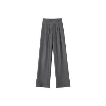 0571 Family Casual Pants Women's Black Gray Color