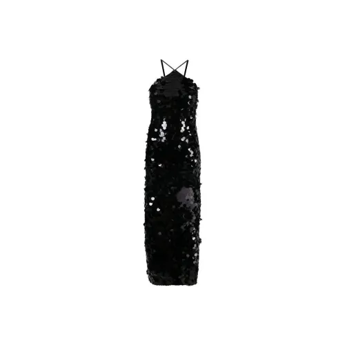 Rotate Sequin Halterneck Midi Dress