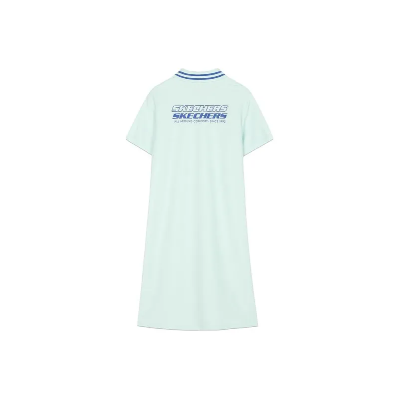 Skechers Colorful Short-Sleeved Dresses Women's-3