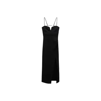 ZARA Slip Dresses Women's Black