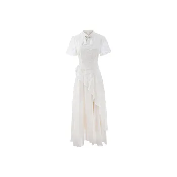 Incolore Short Sleeved Dresses Women's Apricot