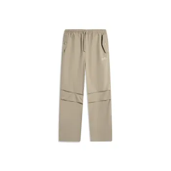 LiNing x GUGONG LIANMINGKUAN Chinese Culture Series Casual Pants Women's Coffee Foam Umber