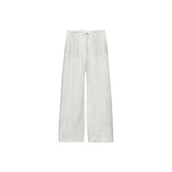 ZARA ZW Series Casual Pants Women's White