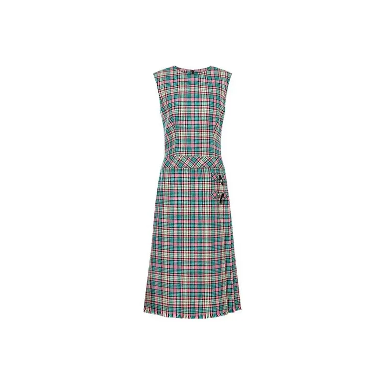 MOSCHINO Sleeveless Dresses Women's Gray-0