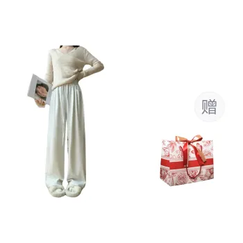 CHANGE SHE Glutinous Rice Pants Women's