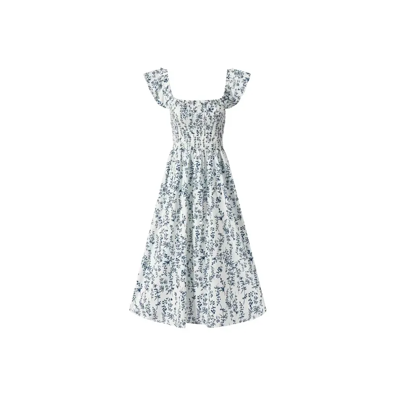 Incolore Short Sleeved Dresses Women's Floral-0
