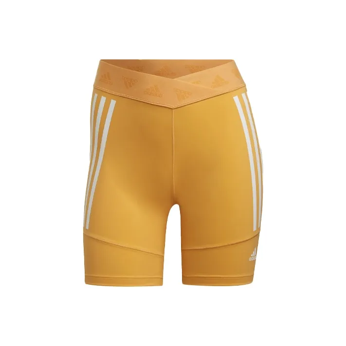 Adidas Casual Shorts Women's Orange Yellow-0