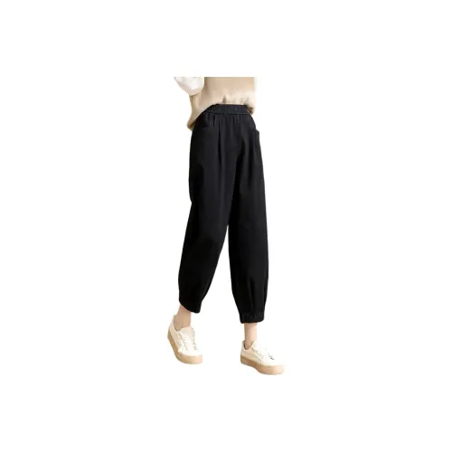 TERRE BLEUE Casual Pants Women's Black