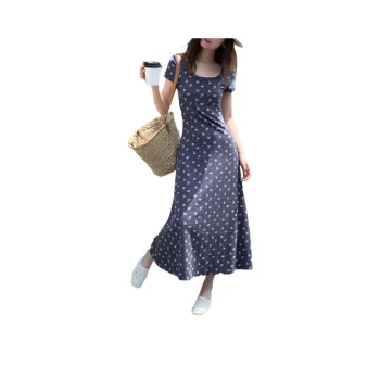 NANING9 Short-Sleeved Dresses Women's Gray