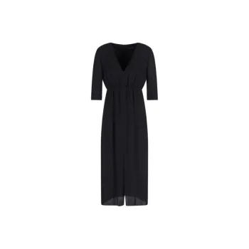 ARMANI EXCHANGEAE SS25 Short Sleeved Dress Women's Black