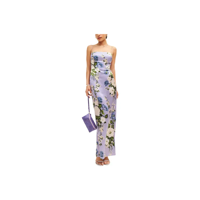 Reformation Slip Dresses Women's Purple-0