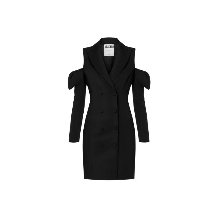 MOSCHINO Long-Sleeved Dresses Women's Black-0