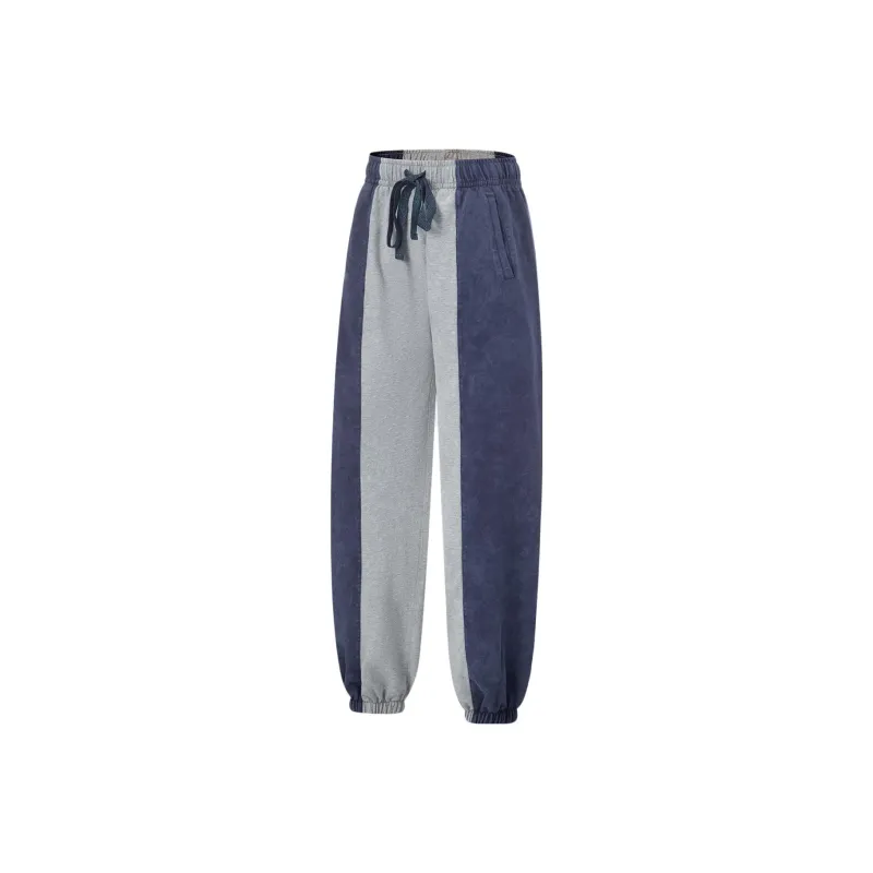 LINING Fitness Series Knitted Sweatpants Women's Denim Blue-0