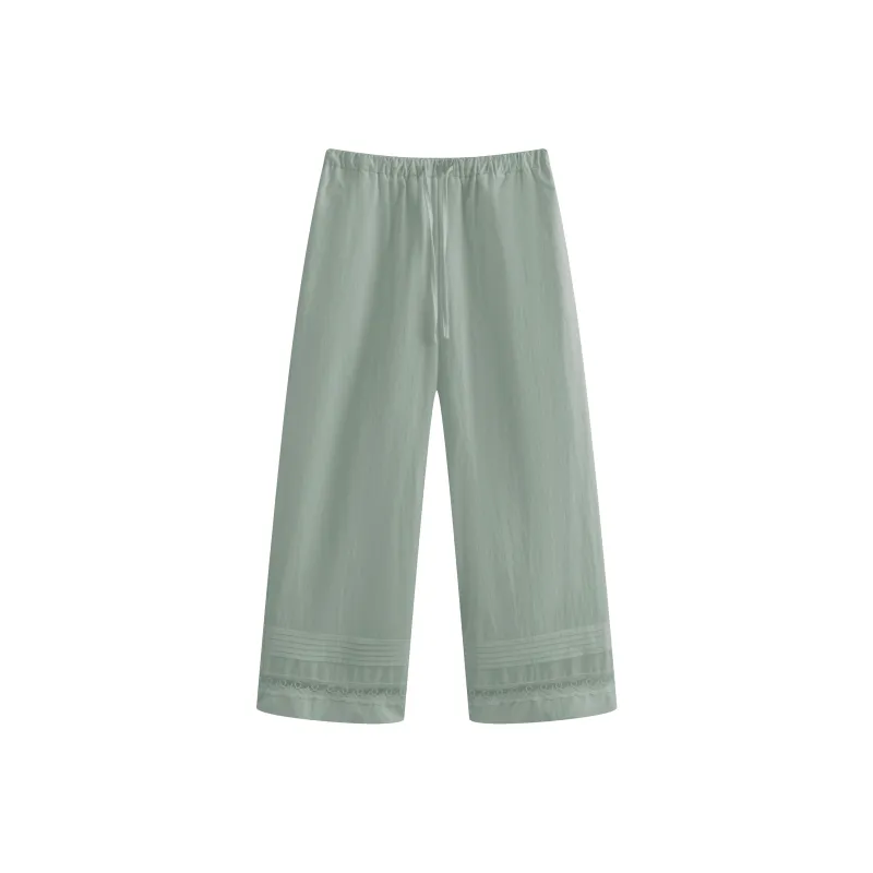 Juden Choi Casual Pants Women's Blue-0