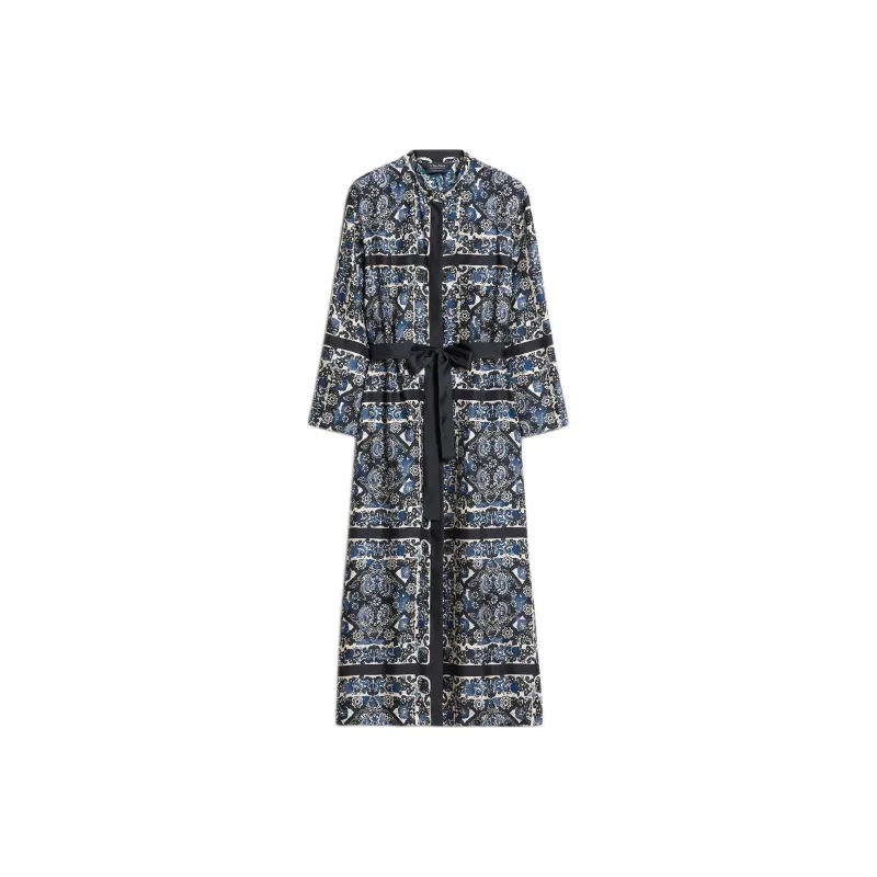 'S MAX MARA All Over Printed Belted Dress-0