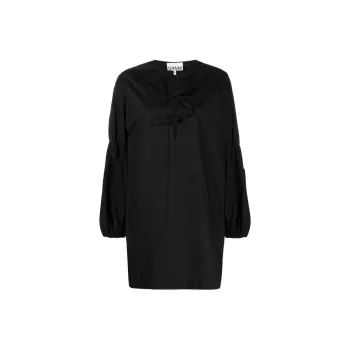 GANNI Long Sleeved Dresses Women's Black