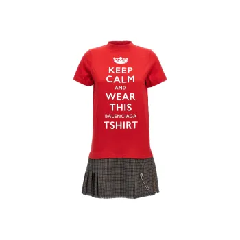 Balenciaga Keep Calm T Shirt Dress