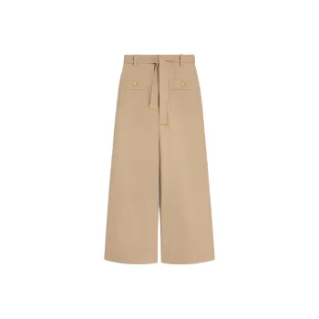 CELINE Taillat Pants In Cotton Twill