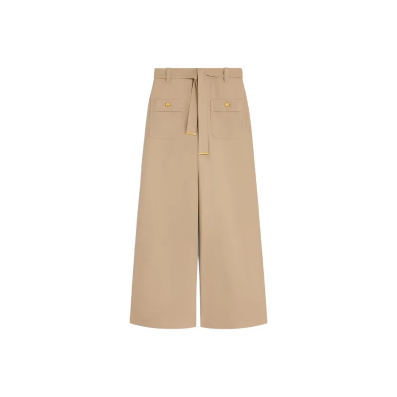 CELINE Taillat Pants In Cotton Twill-0