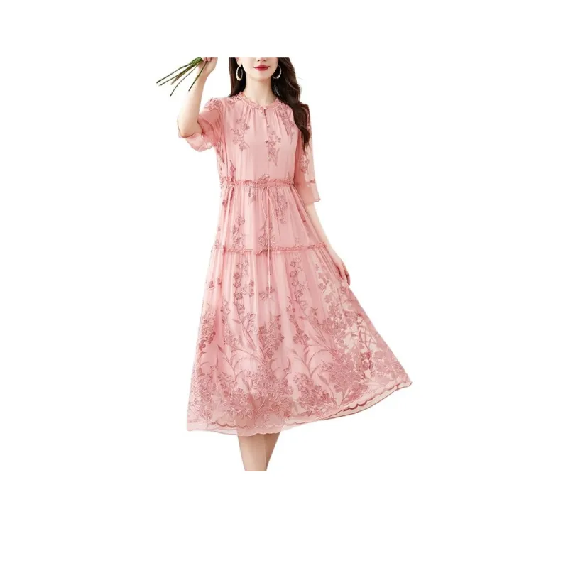 Yi Mengyuan Long Sleeved Dresses Women's-0