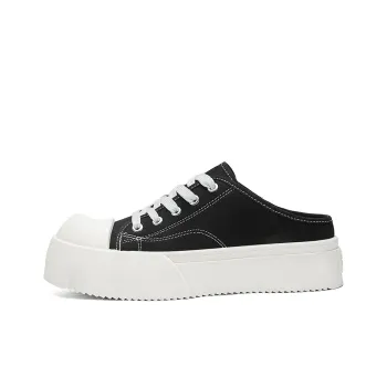 Magelly Anti Slip And Wear Resistant Height Increasing Low Top Casual Shoes Men's Black