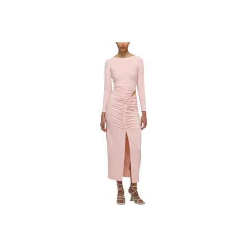 Self-portrait Long-Sleeved Dresses Women's Light Pink