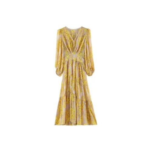 ETSE Long-Sleeved Dresses Women's Yellow